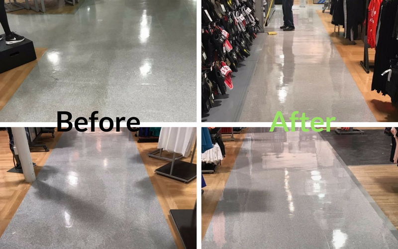 Commercial Wax Recoats Floor Waxing, How To Clean And Wax Vct Tile