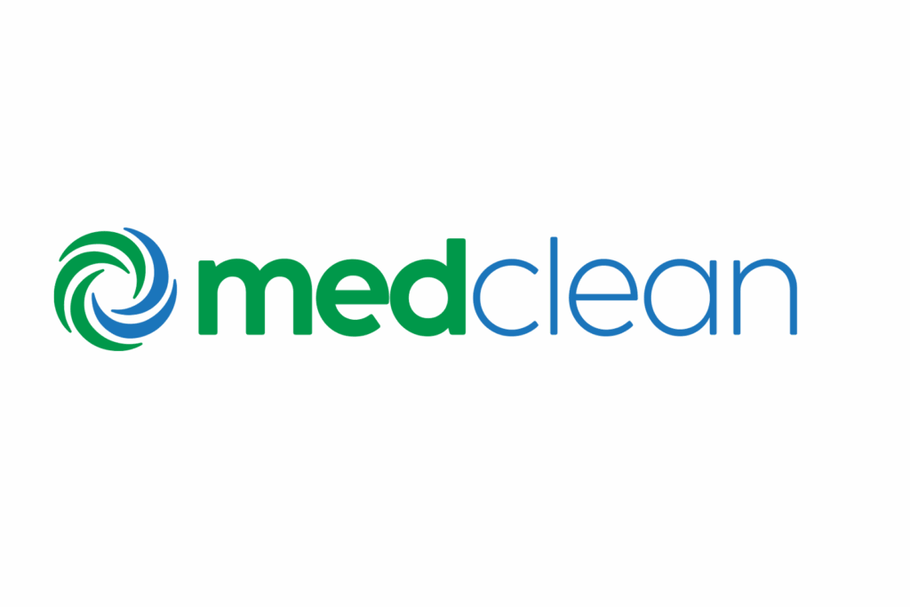 Logo of MedClean Solutions.